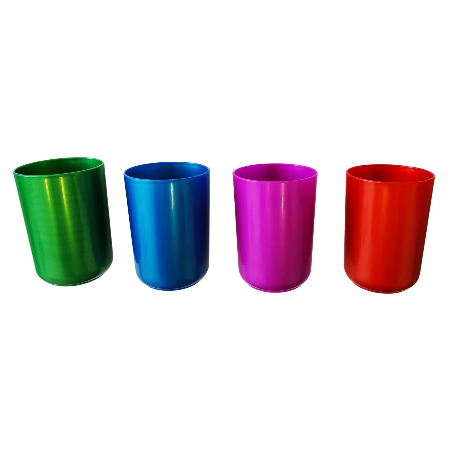 Kelímek plastový, různé barvy, 1 ks, 9,5 x 7 x 7 cm