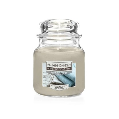 Yankee Candle Home Inspiration Svíčka, sklo, Luxurious Cashmere, 88 x 65 mm