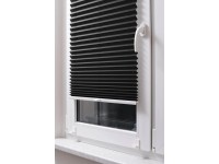 STUZA Plisé roleta EasyFix, černá, 40 x 80 cm
