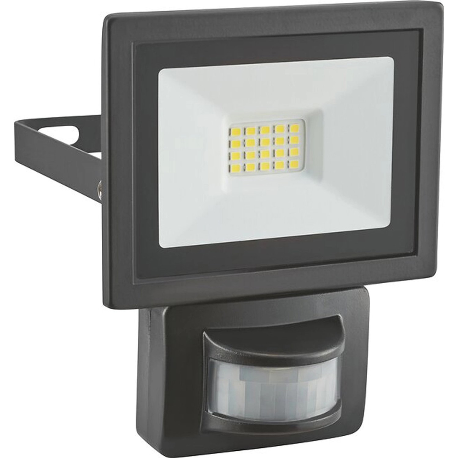 LED reflektor se senzorem černý, 7 W, 960 lm, 15,5 x 11,5 x 6,5 cm