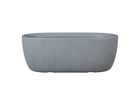 Scheurich Plastová miska na květiny Linetto Jardiniere Stony Grey 46 x 17,1 cm