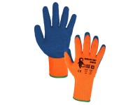 CXS Pracovní rukavice INDUSTRY ROXY WINTER, zimní, máčené v latexu, vel. 10