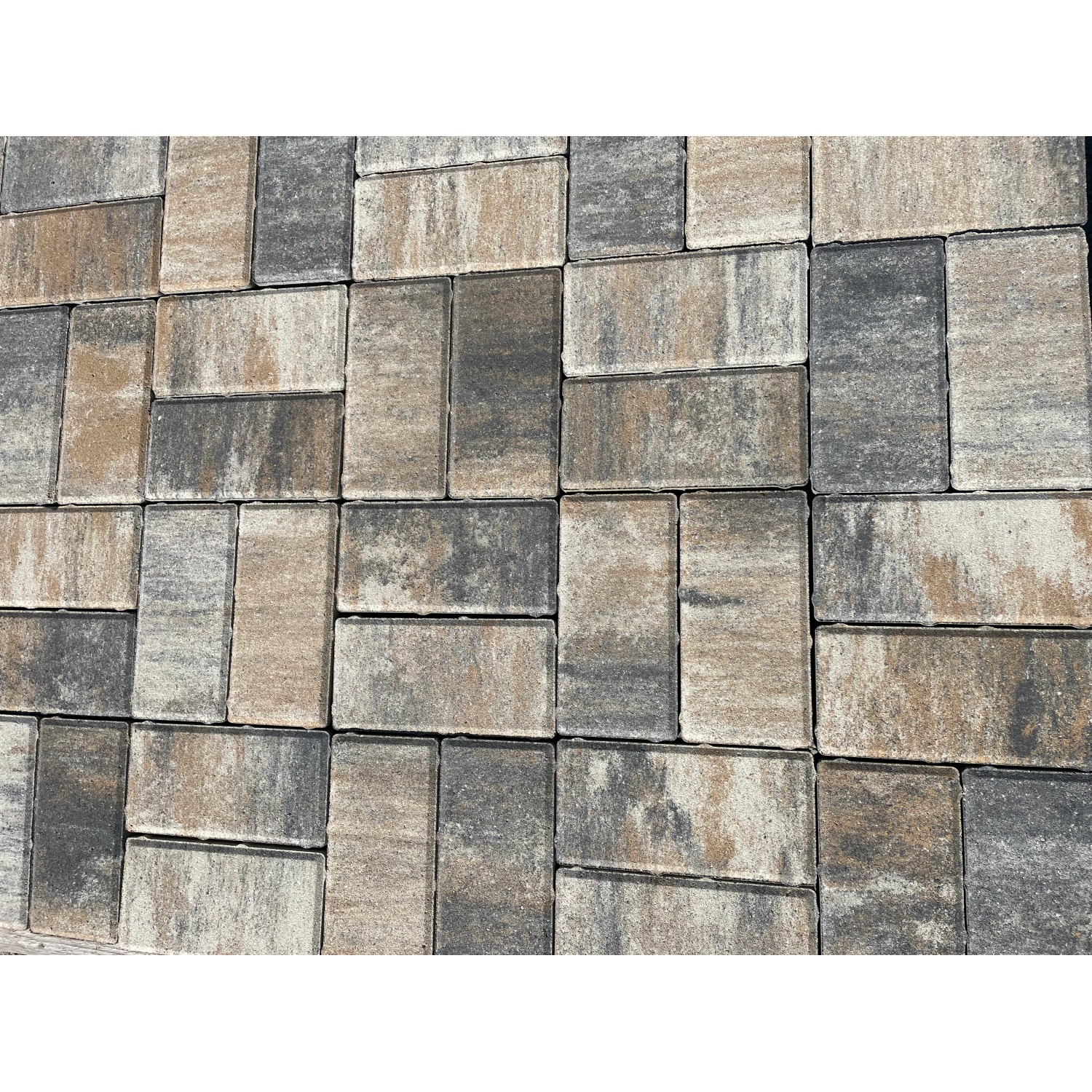 Semmelrock Zámková dlažba Nardo, bílohnědočerná, 20 x 10 x 4 cm