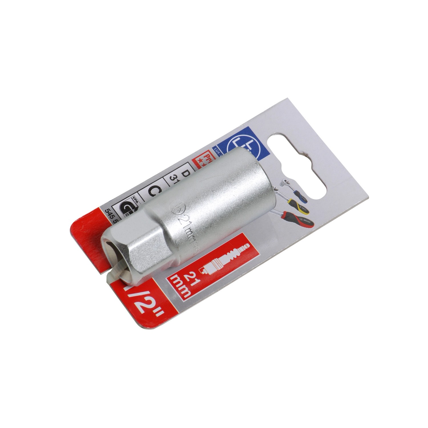 LUX Nástrčný klíč na zapalovací svíčky Comfort, 21 mm