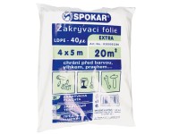 Spokar Zakrývací fólie LDPE Extra 4 x 5 m, 40 um