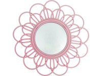 Zrcadlo nástěnné Under The Sea, růžové, pr. 50 cm