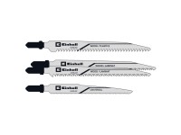 kwb by Einhell Sada listů pro přímočaré pily na dřevo/kov, 4dílná