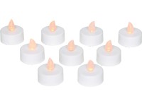 LED čajová svíčka s teplým bílým světlem, 9 ks