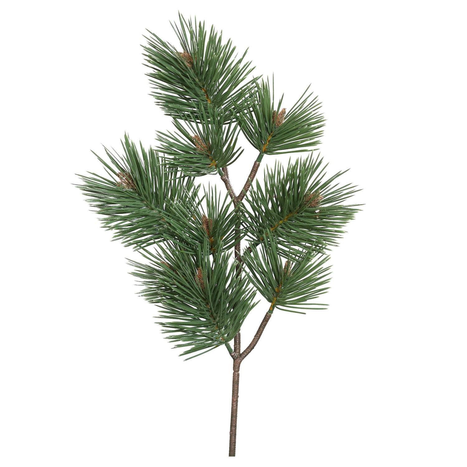 DPI Dekorativní umělá větvička borovice zelená 50 cm