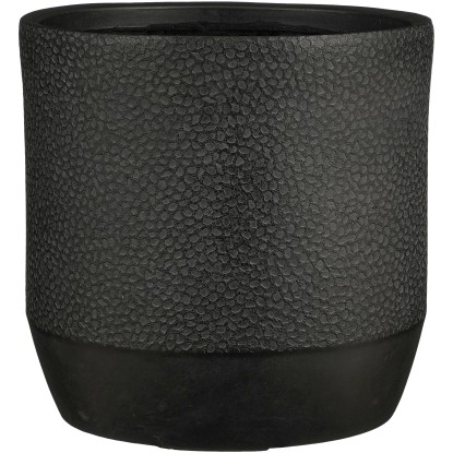 Mica Decorations Květináč Bogota Outdoor, magnesium, černý, pr. 36 x 36 cm