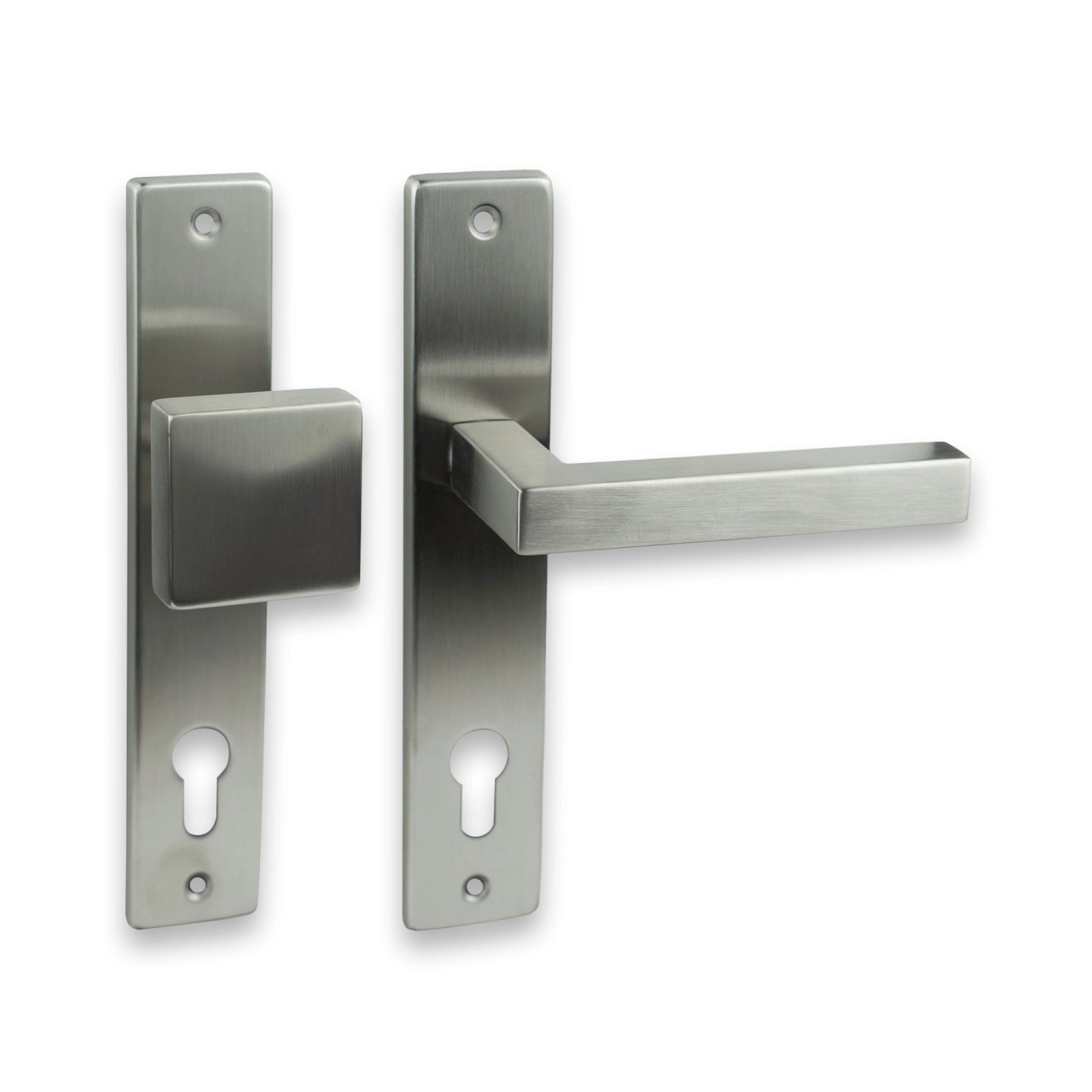 COBRA Štítové dveřní kování PAVLA PZ 90 RE nerez