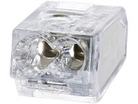 LUX-TOOLS Zásuvné svorky 2pólové průměr 1 mm - 2,5 mm, 25 ks