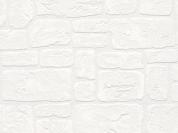 A. S. Creation Vinylová tapeta Black & White bílý kámen