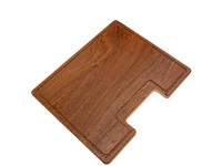 Helika Dřevěné krájecí prkénko pro dřezy Quadro, sapele, 36 x 30 cm