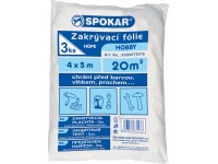 Spokar Zakrývací fólie HDPE Hobby 4 x 5 m, 5 um, 3 ks