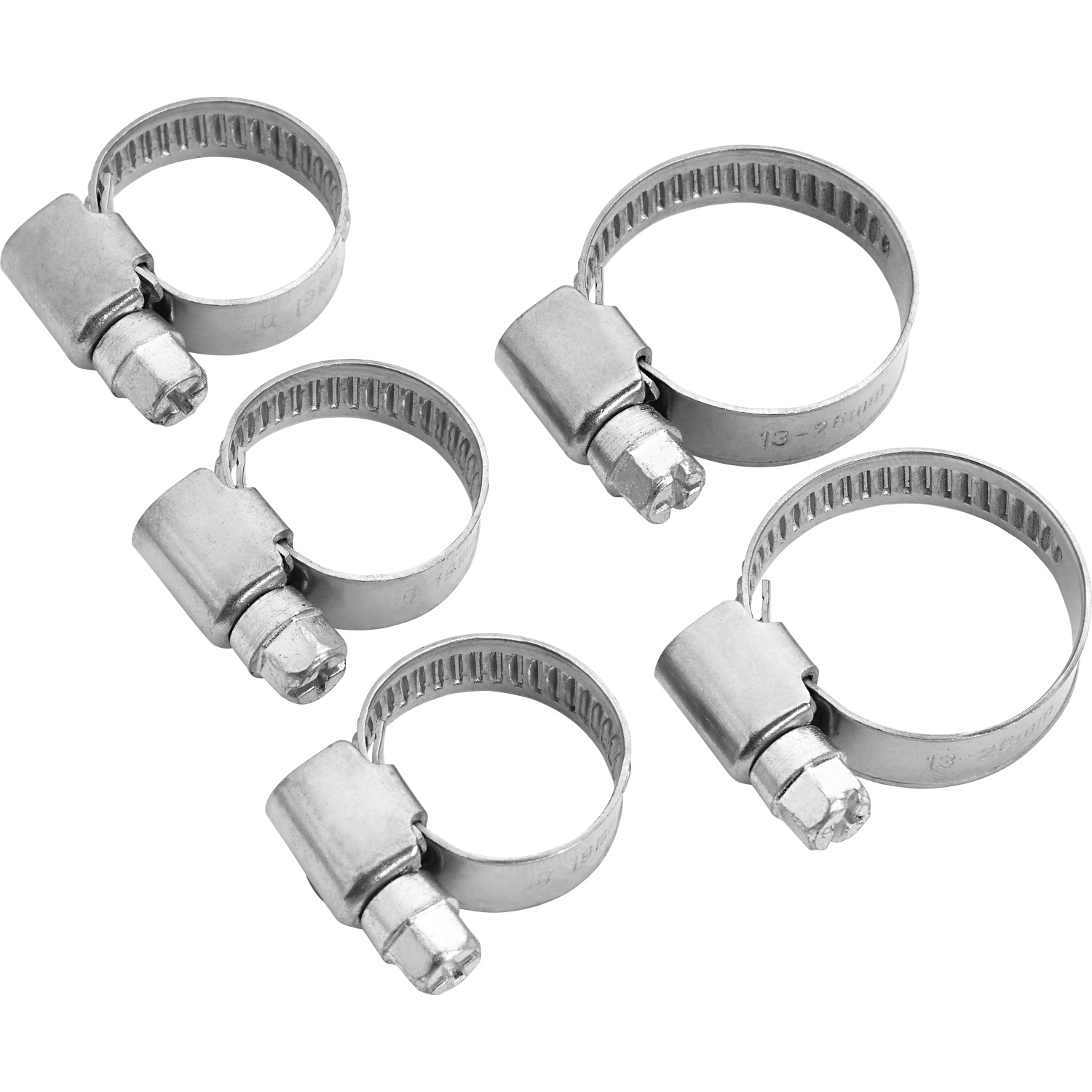 LUX Sada hadicových spon 5dílná nerezová ocel