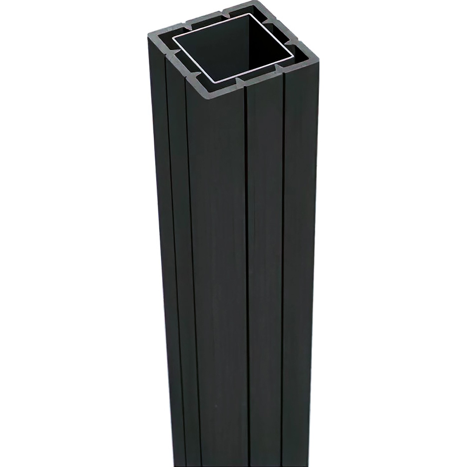Ocelový sloupek pro WPC plot antracitová