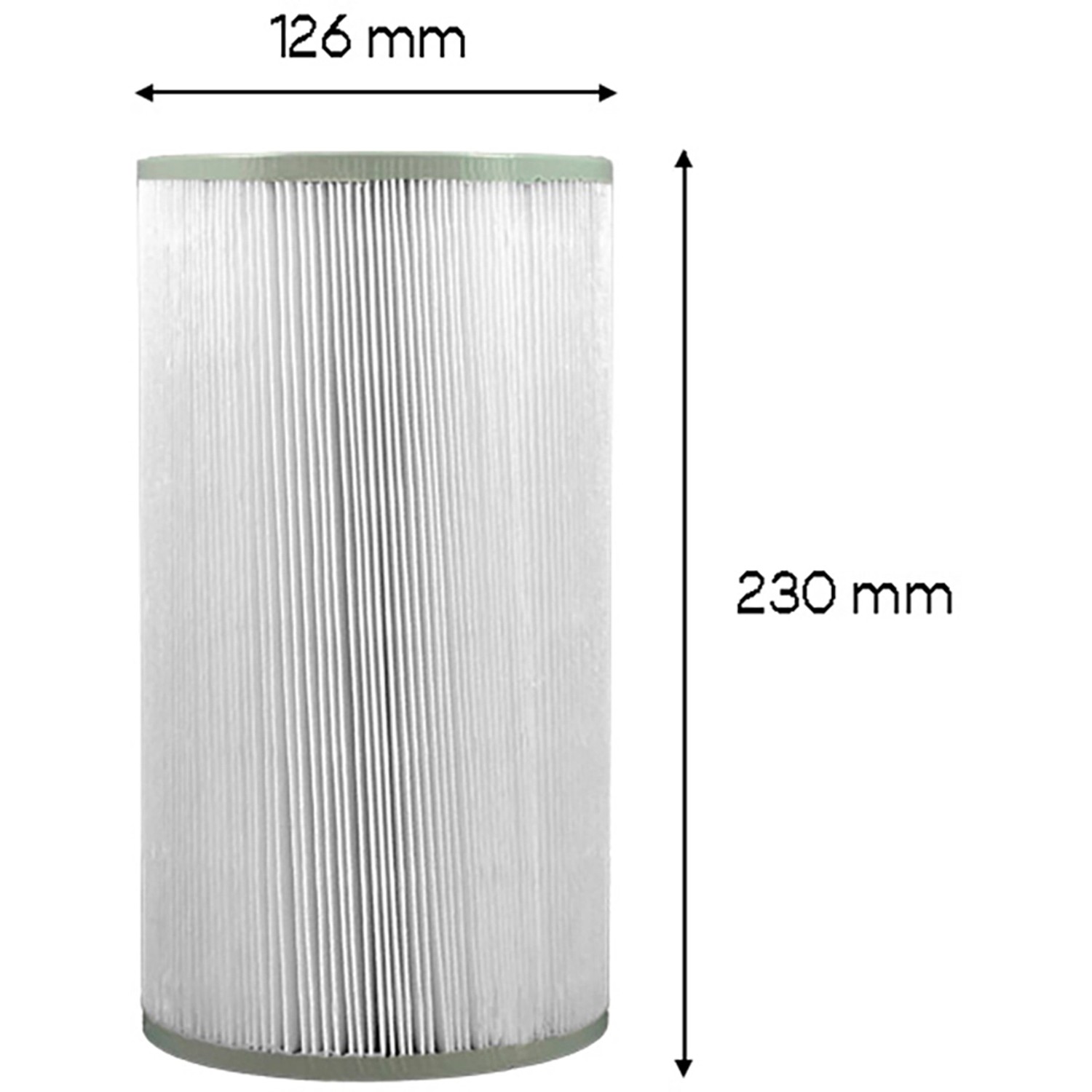 Nordlys Filtrační kartuše, bílo-modrá, pr. 12,6 x 23 cm