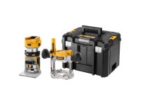 DeWALT 18V XR Aku bezuhlíková kombinovaná frézka DCW604NT-XJ, 8 mm, Solo + kufr