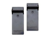 Plastia Adaptér k držáku truhlíku Fixpot, hnědá, 2 ks