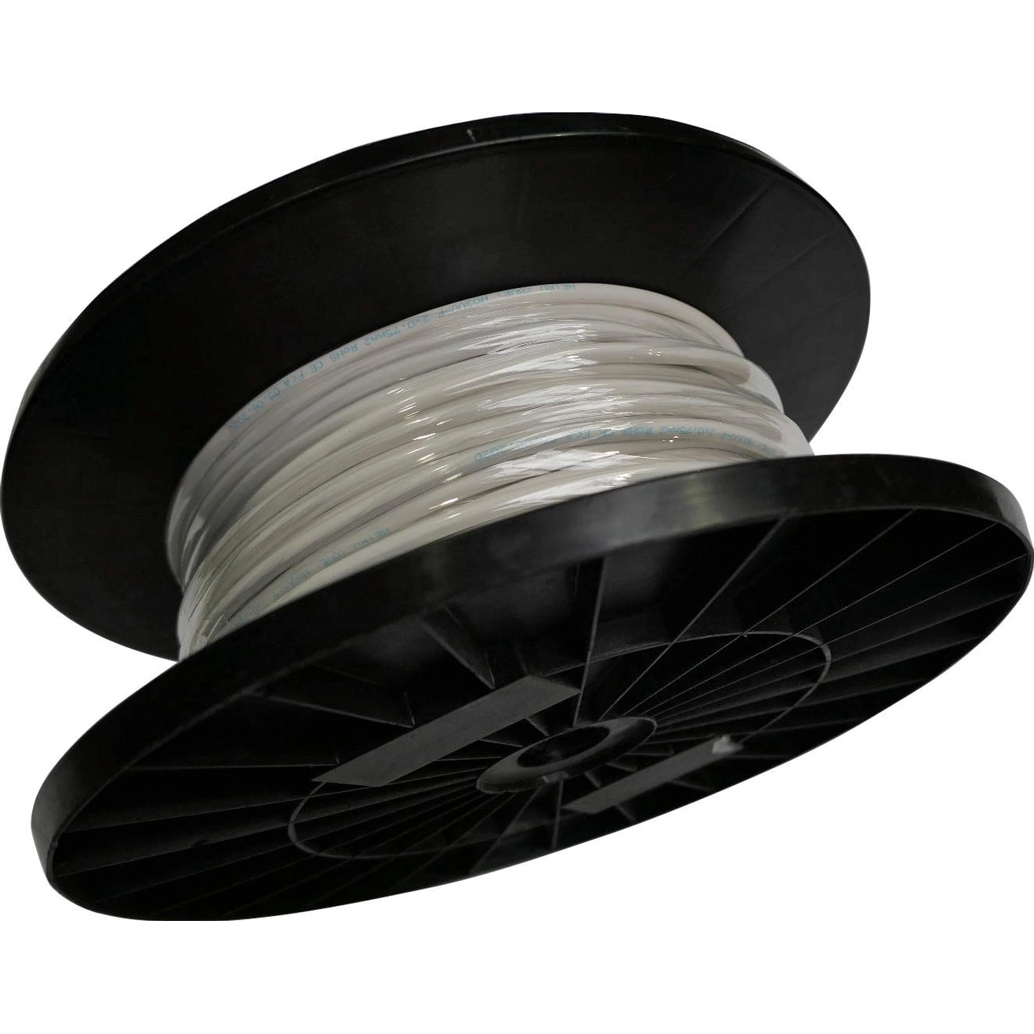 Silový kabel H03VV-F 2x0,75 mm, bílá (cívka) - metráž