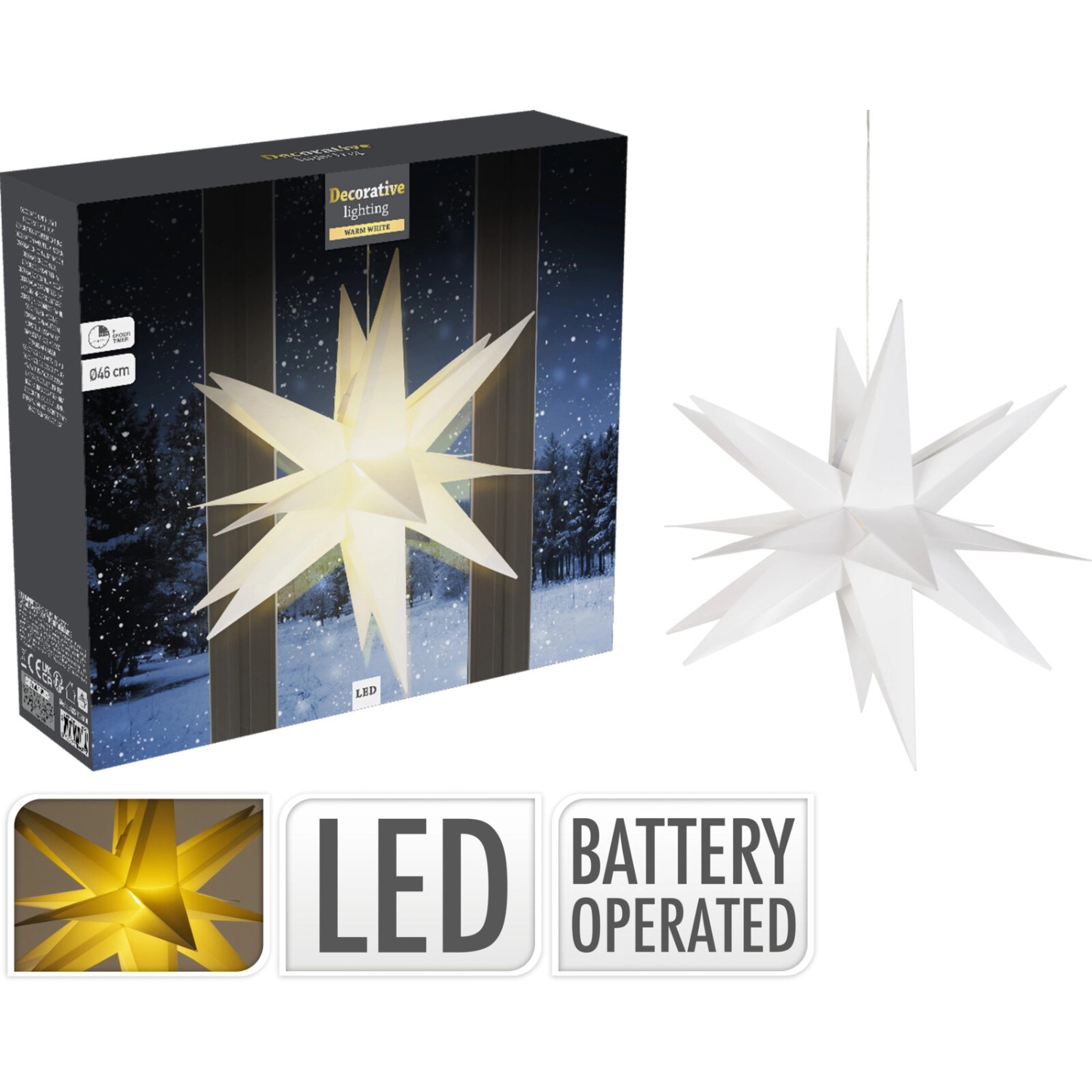 Koopman Nástenné hodiny vo vzhľade budíka, čierne, 29,6 x 8,5 x 38,7