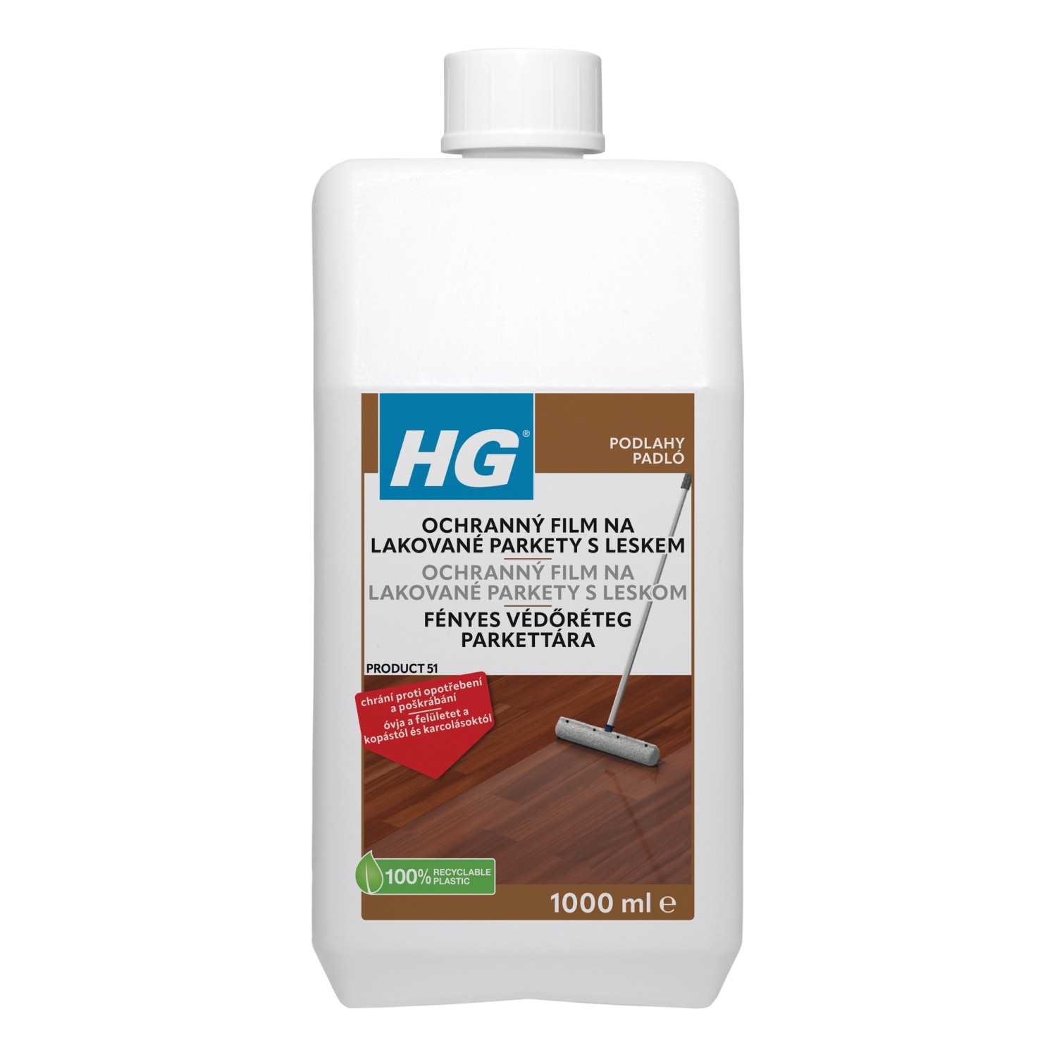 HG HG ochranný film s leskem pro parketové podlahy HGOFPP