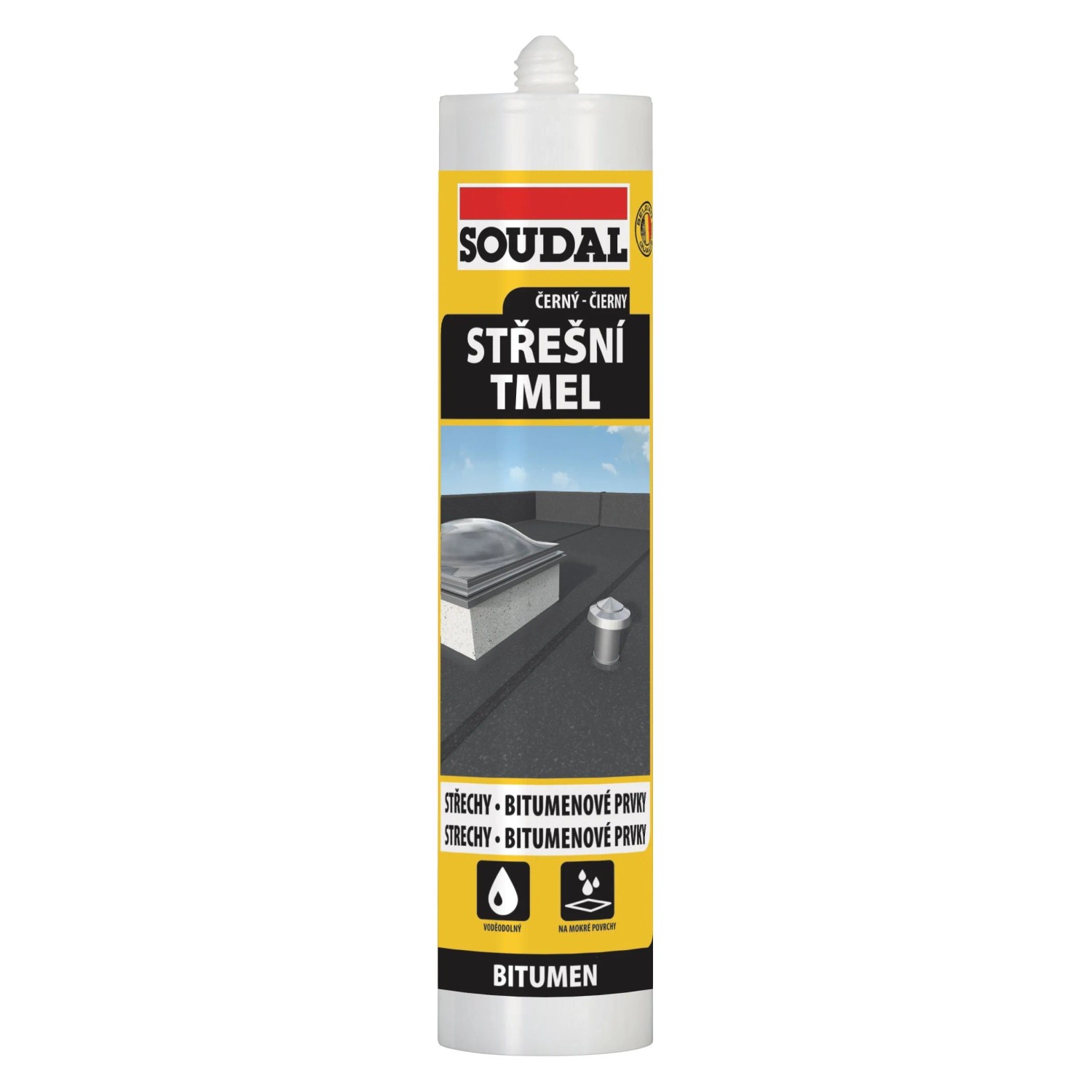 Levně SOUDAL Bitumenový střešní tmel 300 ml