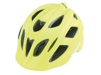 Prophete Dětská cyklistická přilba Inmold s LED světlem, neonová žlutá, 48-53 cm