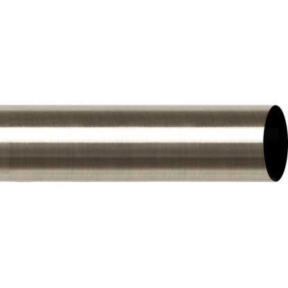 Záclonová tyč nerezová stříbrná, pr. 19 mm, 200 cm