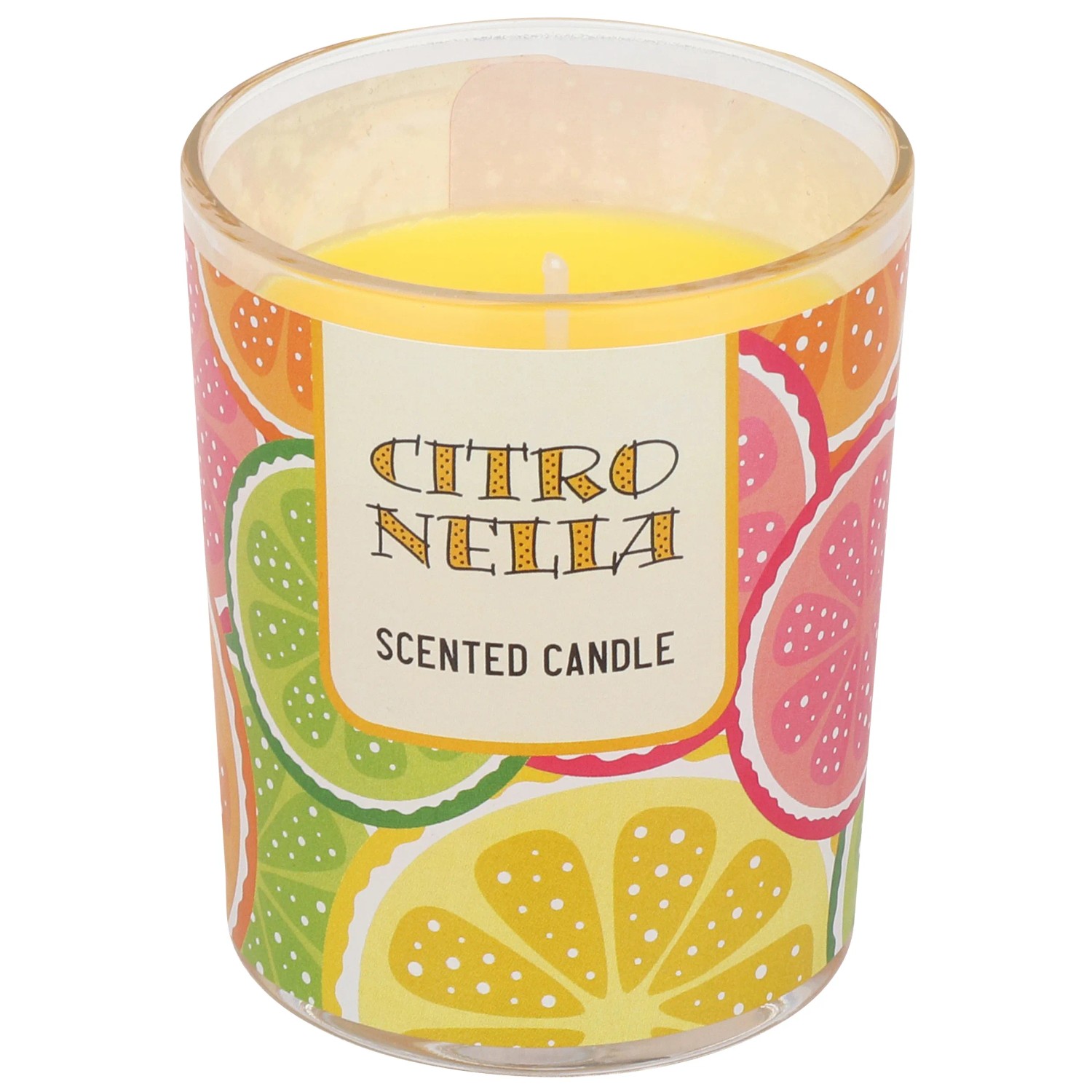 Steinhart Vonná svíčka Citronela ve skle pr. 6,5 x 7,9 cm