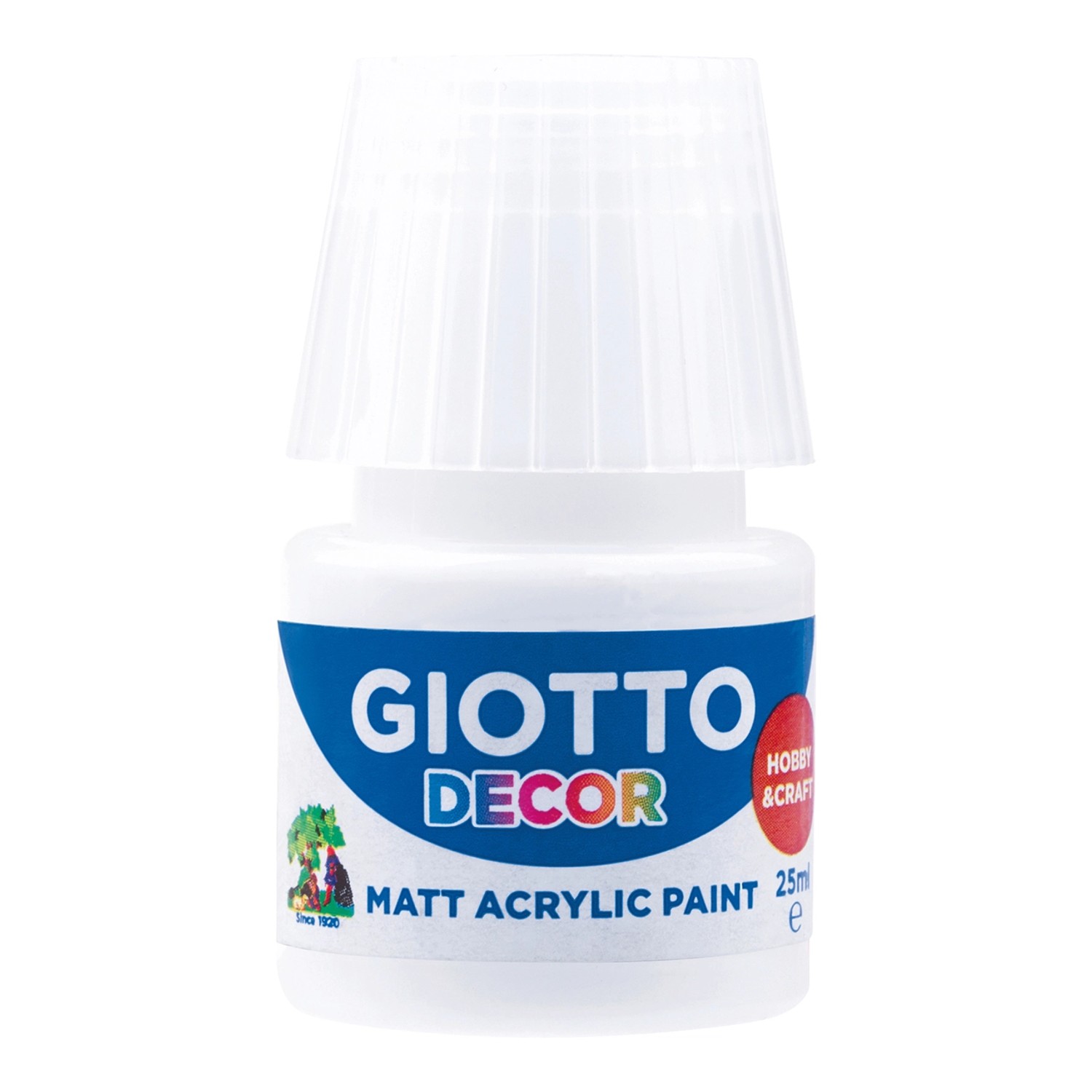 GIOTTO Akrylová barva Decor Acrylic MATT bílá, 25 ml