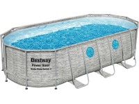 Bestway Bazén s ocel. rámem Power Steel Vista, vzhled kamene, 122 x 549 x 274 cm