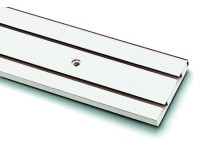 GARDINIA Záclonová kolejnička GE2 plastová s MDF jádrem, bílá, 77 mm x 250 cm GARDINIA Záclonová kolejnička GE2 plastová s MDF jádrem, bílá, 77 mm x 250 cm
