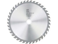 LUX-TOOLS Pilový kotouč z tvrdokovu do dřeva průměr 250 mm 40 zubů LUX-TOOLS Pilový kotouč z tvrdokovu do dřeva průměr 250 mm 40 zubů