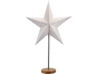 Markslöjd Vánoční hvězda MIKKE k postavení E14 max. 25 W, bílá, 65 x 45 x 21 cm