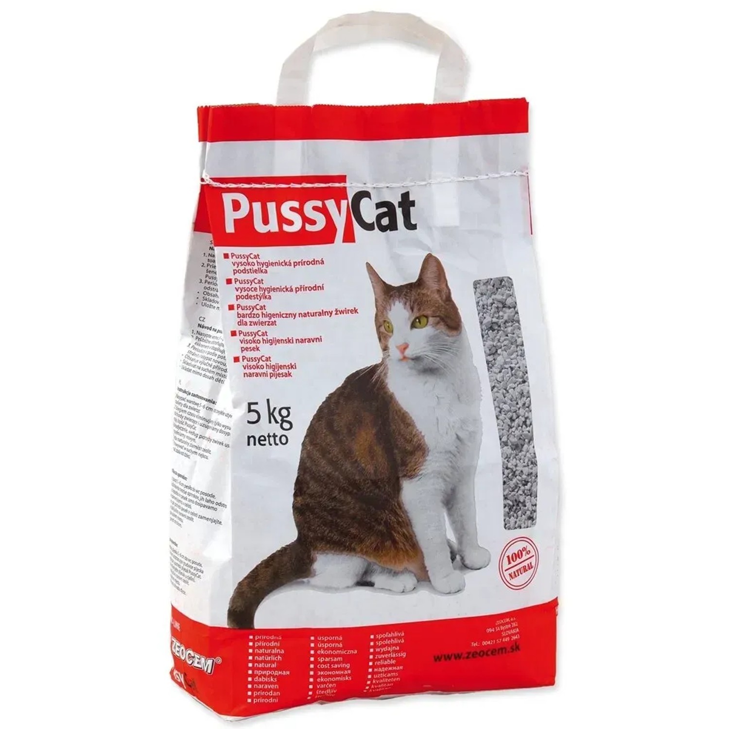 Kočkolit ZEOCEM Pussy cat 5 kg