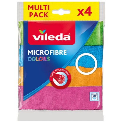 Vileda Mikrohadřík COLORS 30 x 30 cm, 4 ks