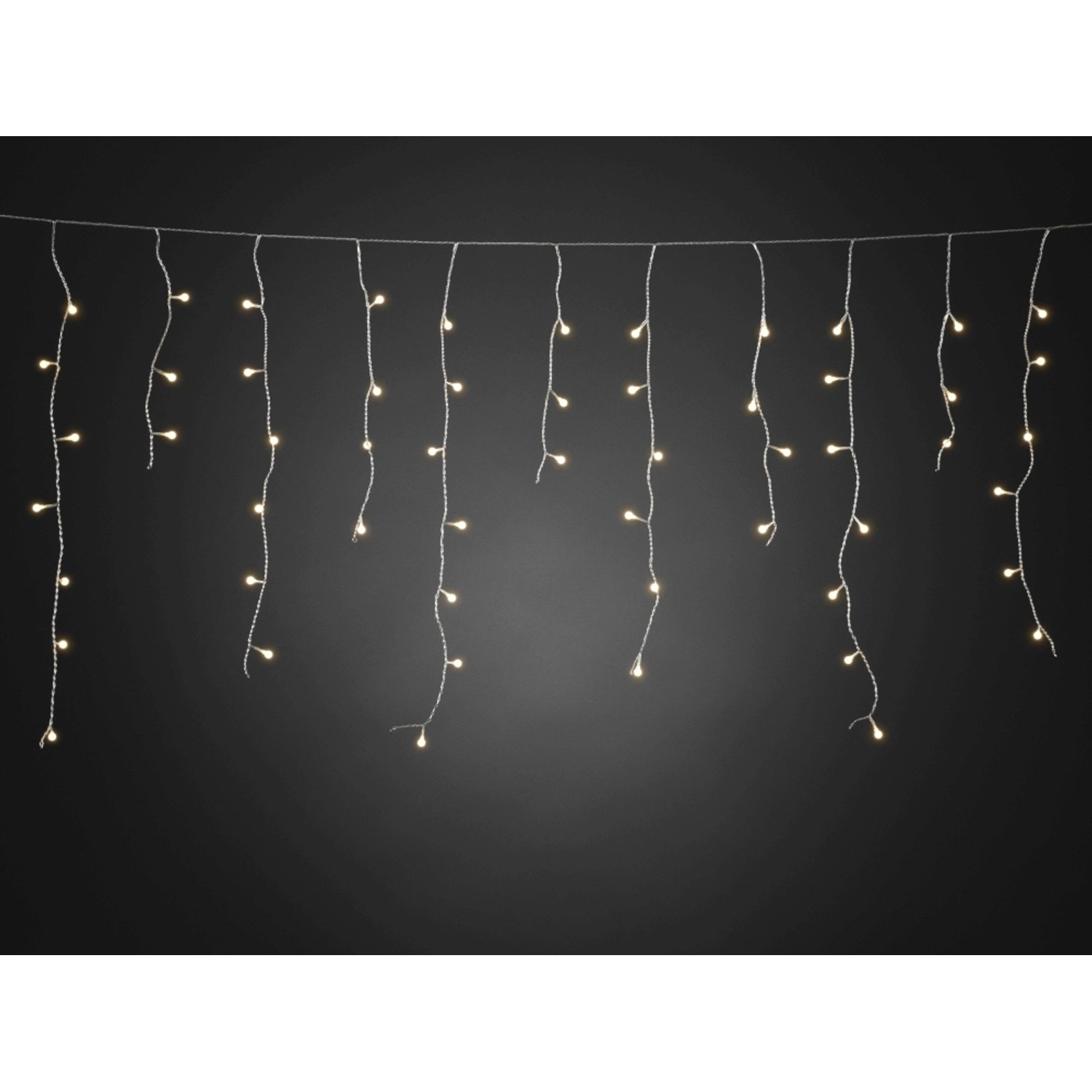 Konstsmide LED světelný závěs s efektem mrznoucího deště koule 400 teplých bílýc