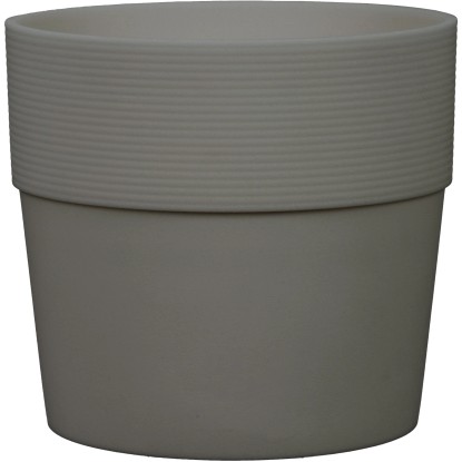 Scheurich Květináč Groove Nero, pr. 17 cm