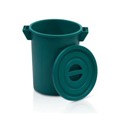 TBA Nádoba na dešťovou vodu/odpad, zelená, 50 l, pr. 41 x 49 cm