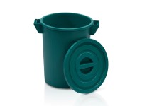 TBA Nádoba na dešťovou vodu/odpad, zelená, 50 l, pr. 41 x 49 cm