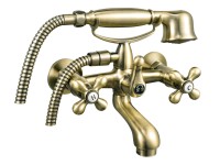 Novaservis Vanová nástěnná baterie Ferro Antica Bronz