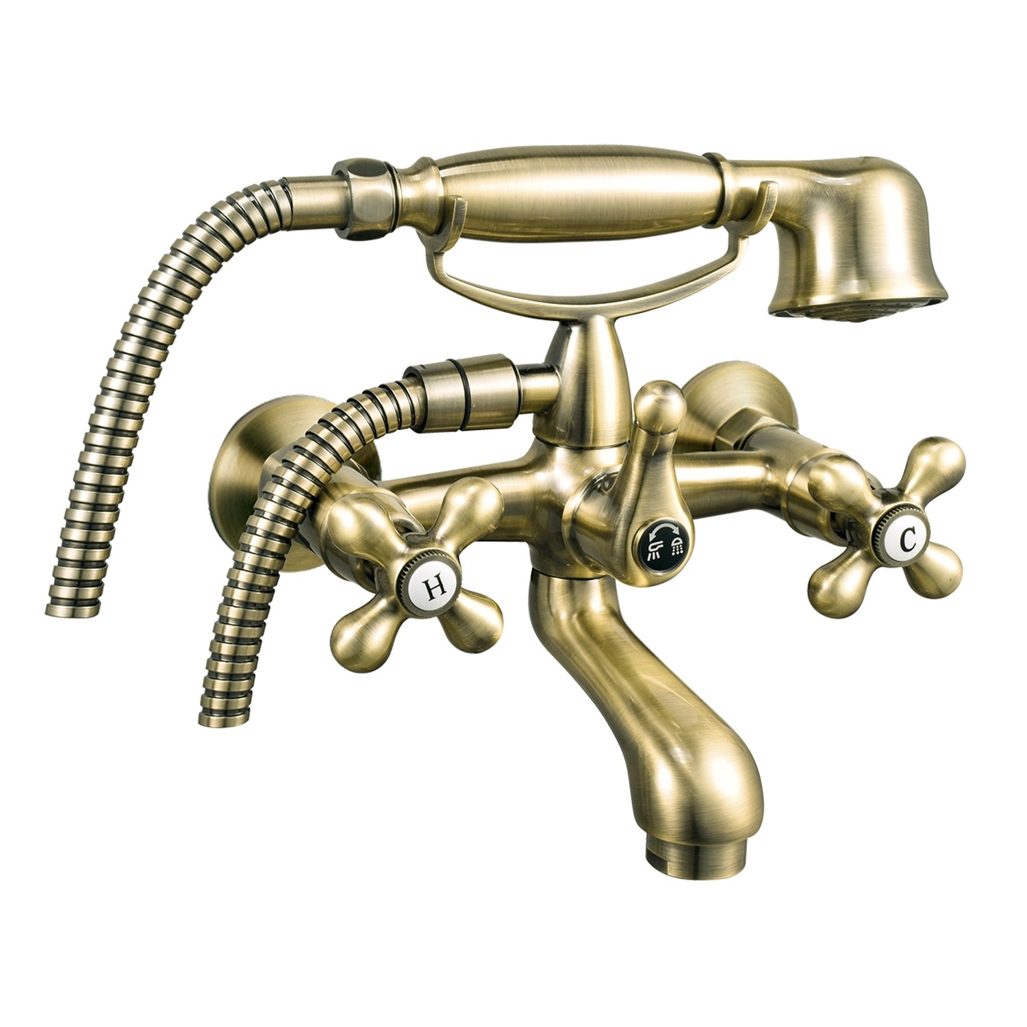 Novaservis Vanová nástěnná baterie Ferro Antica Bronz