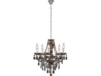 Reality Lustr Lüster na 5 světelných zdrojů, akryl, černá, pr. 52 x 150 cm