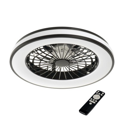 Kanlux LED svítidlo s ventilátorem PLAVE CCT 3000/4000/65000K, pr. 48,5 cm