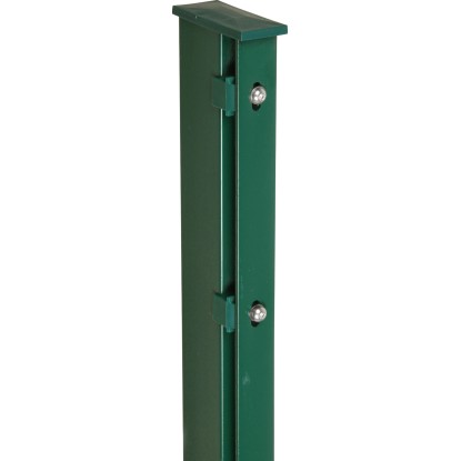 Floraworld Plotový sloupek s plochou krycí lištou zelená 6 x 4 x 120 cm