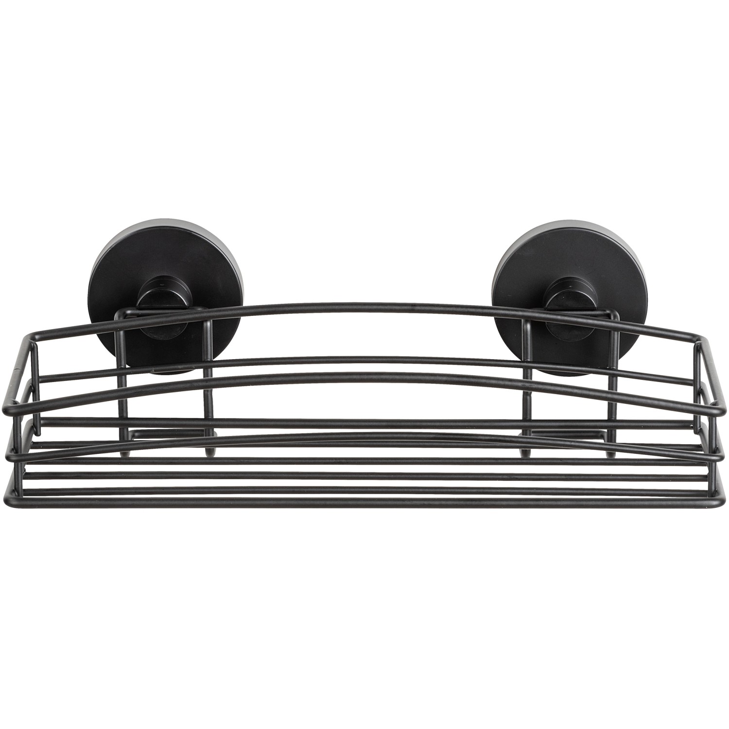 Sprchová police Vacuum-Loc, kovová, černá, WENKO černá