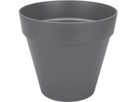 elho Květináč Loft Urban Round s kolečky antracitový, pr. 39 x 35 cm