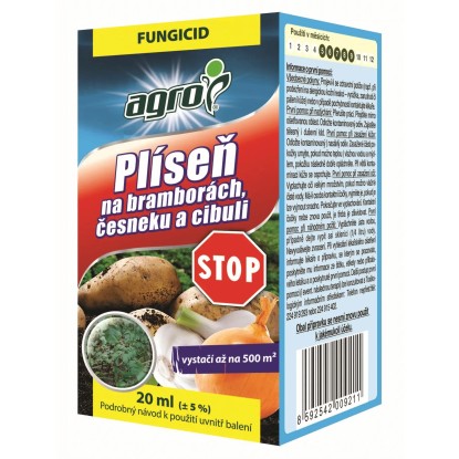 Agro Plíseň na bramborách, česneku a cibuli STOP 20 ml
